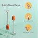 thumbnail image 3 of Paquete de 2 cepillos para botellas de esponja con soporte de 8,6 pulgadas con mango largo, jarrón, herramienta de limpieza de botellas de vidrio kaili Sencillez, 3 of 3