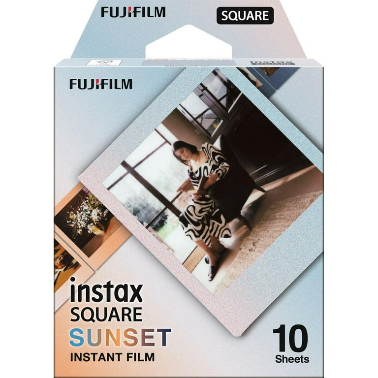 Fujifilm INSTAX SQUARE Black Instant Film (10 Exposures)
