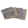 thumbnail image 1 of Hoja de tela con estampado de leopardo ANGGREK 5 colores 5 piezas acolchada, 1 of 8