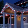 Diamond Led String Light Indoor/Outdoor 100-Count LED Diamond-Cut C9 Christmas String Lights ...