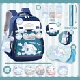 thumbnail image 1 of Sanrio Kuromi Primary School Student Schoolbag High Capacity Super Light Water Proof Backpack Child Cute Fashionable Backpack, 1 of 1