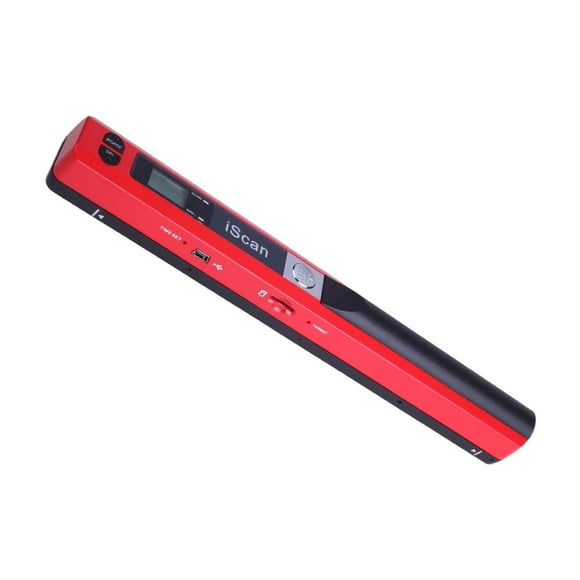 Shengyu iScan Mini Handheld Portable Scanner 300/600/900DPI JEPG PDF Format Compact Black Red 255x28x25mm