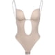thumbnail image 5 of Body moldeador para mujer, escote en V profundo, tirantes transparentes, sin espalda, ropa interior, mono, tanga sin costuras, lencería de una pieza (L), 5 of 5