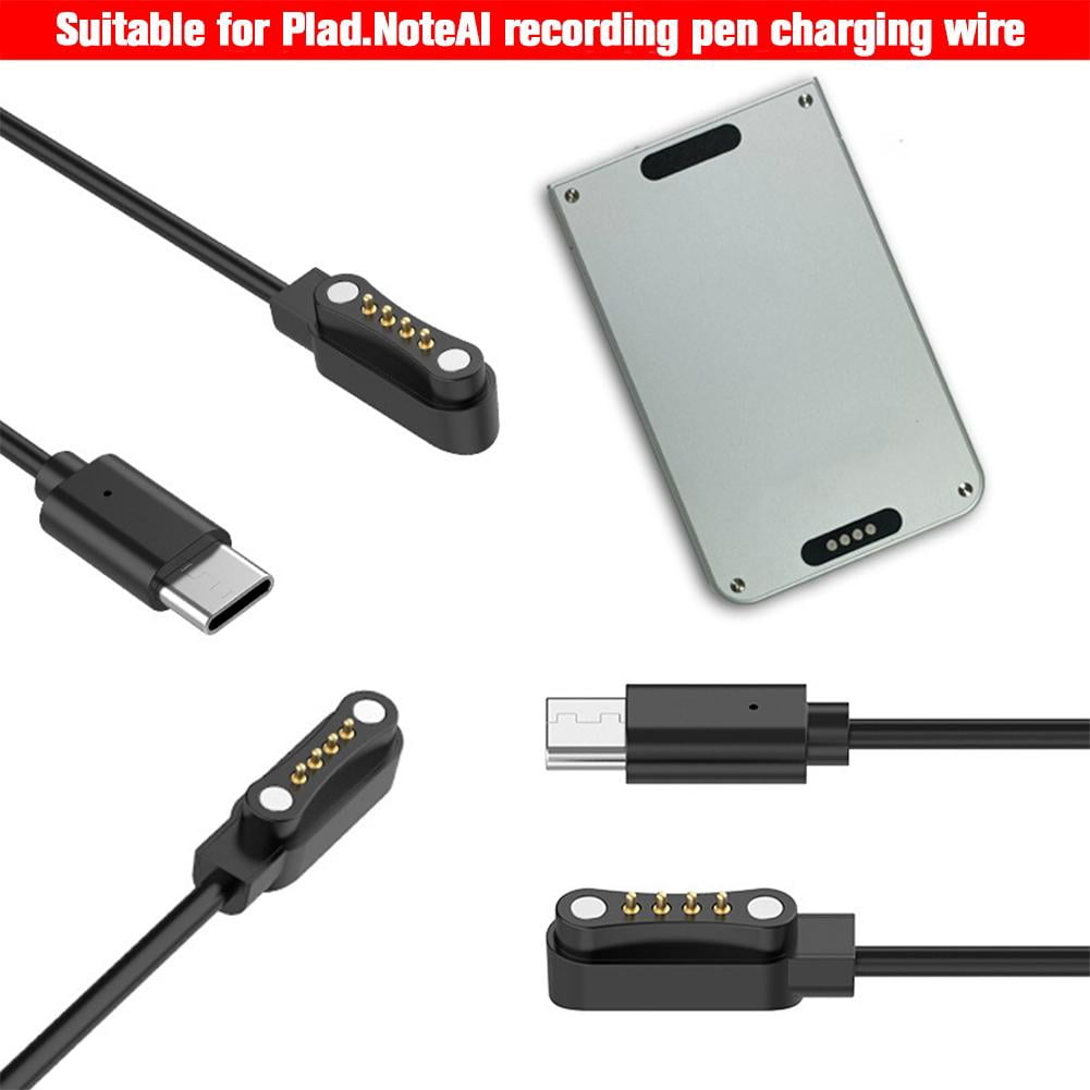 Magnetic Charger for PLAUD Note AI Voice Recorder, Replacement USB-C Charging Cable