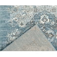 thumbnail image 4 of Luxe Weavers Victoria 4620 Distressed Floral Area Rug Carpet, Blue / Size 4x5, 4 of 6
