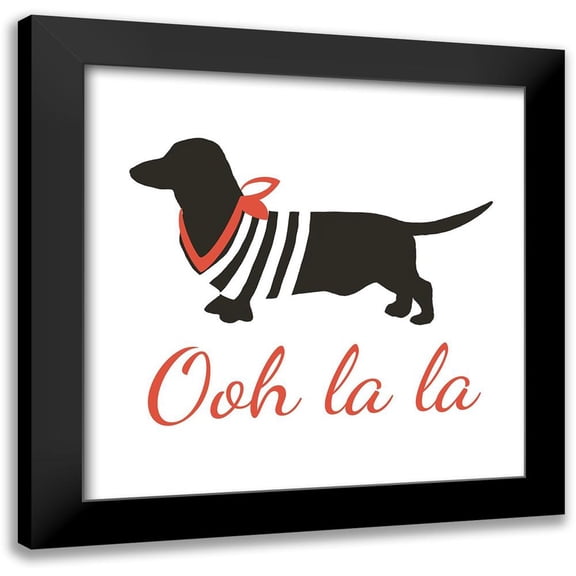 Navas, Emily 12x12 Black Modern Framed Museum Art Print Titled - Ooh La La