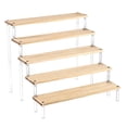 thumbnail image 4 of simhoa Transparent Acrylic Display Riser Shelf Organizer for Model Cosmetic Perfume 5 Tiers, 4 of 7
