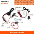 thumbnail image 3 of Sylvania 4 Output LED Light Bar and Pod Wiring Harness Kit, 1 pack, Compatible with Multiple Cars, 3 of 7