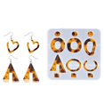 thumbnail image 1 of Earrings Casting Mold Geometric DIY Jewelry Silicone Mold Earrings Resin Mold, 1 of 10