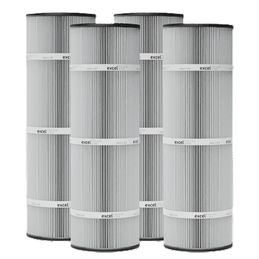 XLS-705 4 Pack Replacement Pool Filter Cartridges for Jandy CL460, CV460. Replaces  Jandy R0554600, Pleatco PJAN115, Unicel C-7468, Filbur FC-0810.