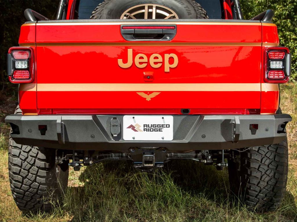 Rugged Ridge 11540.37 Heavy Duty Rear Bumper