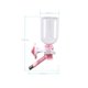 thumbnail image 2 of Dispensador de agua para mascotas sin goteo, hervidor para mascotas que se puede subir y bajar (rosa) Rojo Verde, 2 of 5