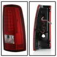 thumbnail image 3 of xTune Chevy Silverado 1500/2500/3500 99-02 / Version 3 Tail Lights Red Clear ALT-ON-CS99V3-LBLED-RC, 3 of 7