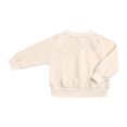 thumbnail image 5 of Rutayy Kids Girls Long Sleeve Crewneck Loose Sweatshirt Athletic Shorts Set Sweet Style, Beige, 3-4 Years, 5 of 9