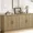 Natural Oak, variant on BFJDM 67" Arched Sideboard Buffet Cabinet, 4-Door Wood Walnut Credenza Storage Accent Cabinet TV Console for Living Room Kitchen Dining Room Entryway