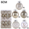 30pcs Christmas Ball Ornaments Gold White Baubles Christmas Tree