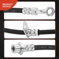 thumbnail image 6 of A-Premium Rear Passenger Brake Hydraulic Hose Compatible with Toyota Models - MR2 Spyder 2000 2001 2002 2003 2004 2005 1.8L - Replace# 9094702B61, 6 of 9