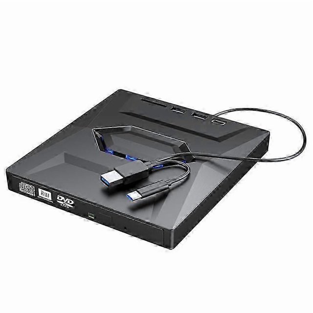 External DVD CD Writer Burner CD and DVD Player Type C/USB3.0 External DVD CD Drive for PC Laptop Windows 11/10/8/7
