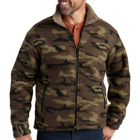 Big Men's Polar Fleece Bonded Jacket with Shepa Lining