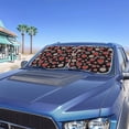 thumbnail image 3 of Binienty Ladybug Print Car Sunshades for Windshield Cute Floral Car Interior Accessories Sun Protection Universal Fit for Auto Truck Van SUV, 3 of 8