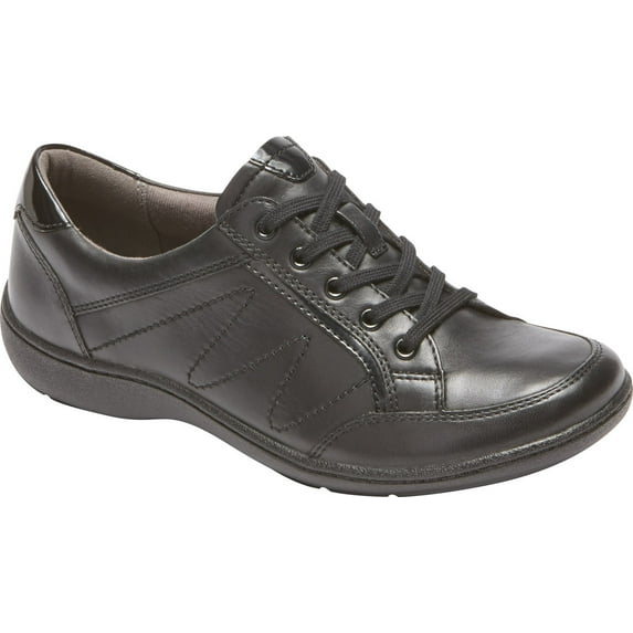 Women's Aravon Bromly Oxford Black Multi Leather 9 B
