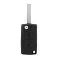thumbnail image 2 of Mando A Distancia De Coche De 2 Botones ID46 433MHz Con Hoja Sin Cortar Para 207 307 308 407 807 Control Remoto De Llave De Coche, 2 of 7
