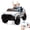White, variant on Kicctian 24V 2-Seater Kids Ride-on Electric Truck with Parent Remote Max Speed of 5 Mph,Spring Suspension & Wireless Music for Ages 1-8,Black