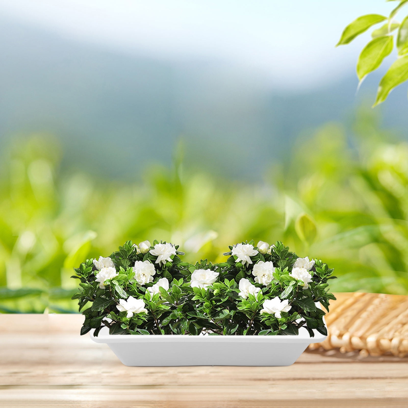 HOMEMAXS 2Pcs Hanging Flower Pot Fence Hanging Bucket Pot Flower Plants Holder Wall Planter