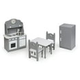 thumbnail image 1 of Kitchen Furniture Set for 18 inch Dolls - Gray/White, 1 of 4