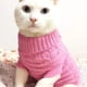 thumbnail image 5 of Ropa para perros suéter de perro de color sólido suéter cálido de invierno para mascotas MFZFUKR l, 5 of 6