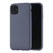 Blackweb Navy Soft-Touch Silicone Smartphone Case for the iPhone 11 with Microfiber Lining