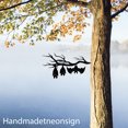 thumbnail image 5 of Handmadetneonsign Hanging Three Bat On Branch Metal Tree Stake, Bat Garden Tree Stake, Bat Metal Tree 68747, 5 of 5