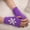 Purple, variant on EGNMCR Gloves for Women Knitted Arm Fingerless Gloves Keep Warm Winter Snowflake printed Gloves on Clearance