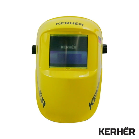 Careta Electrónica KERHER DIN3 Grado de Oscurecimiento 3-11 Protección UV DIN 16 con Pila y Celda Soldar KCS10
