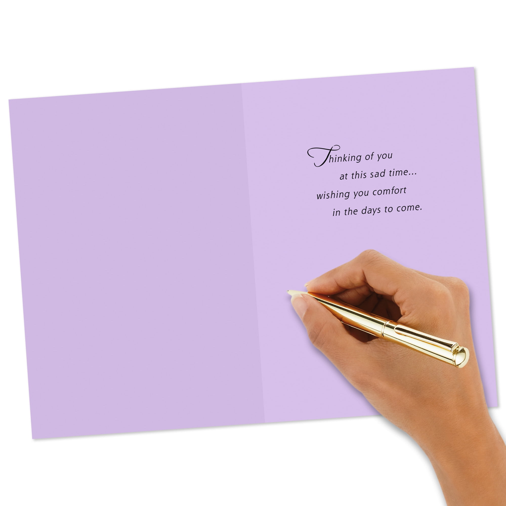 Hallmark Sympathy Card (Our Loved Ones Are in Our Hearts Forever)