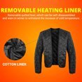 thumbnail image 4 of Chaqueta de moto impermeable para hombre, abrigo de cuatro estaciones, pantalones reflectantes, trajes a prueba de viento, forro extraíble, 4 of 5