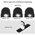thumbnail image 5 of Lighted Beanie Cap Rechargeable Running Hat Ultra Bright 4 Led Waterproof Headlamp, 5 of 5