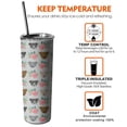 thumbnail image 6 of 20oz Cute Pitbull Terriers Dog and Flower Skinny Tumblers Stainless Steel Tumbler with Lid and Straw,Vacuum Insulated Double Wall Travel Tumbler Cups with Cleaning Brush for Coffee,Tea, 6 of 6