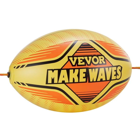 Booster Ball Towable Tube Rope Performance Ball Thickened PVC Inflatable for Boating Water Sports High Tensile Strength Rope Speed Safety Valve