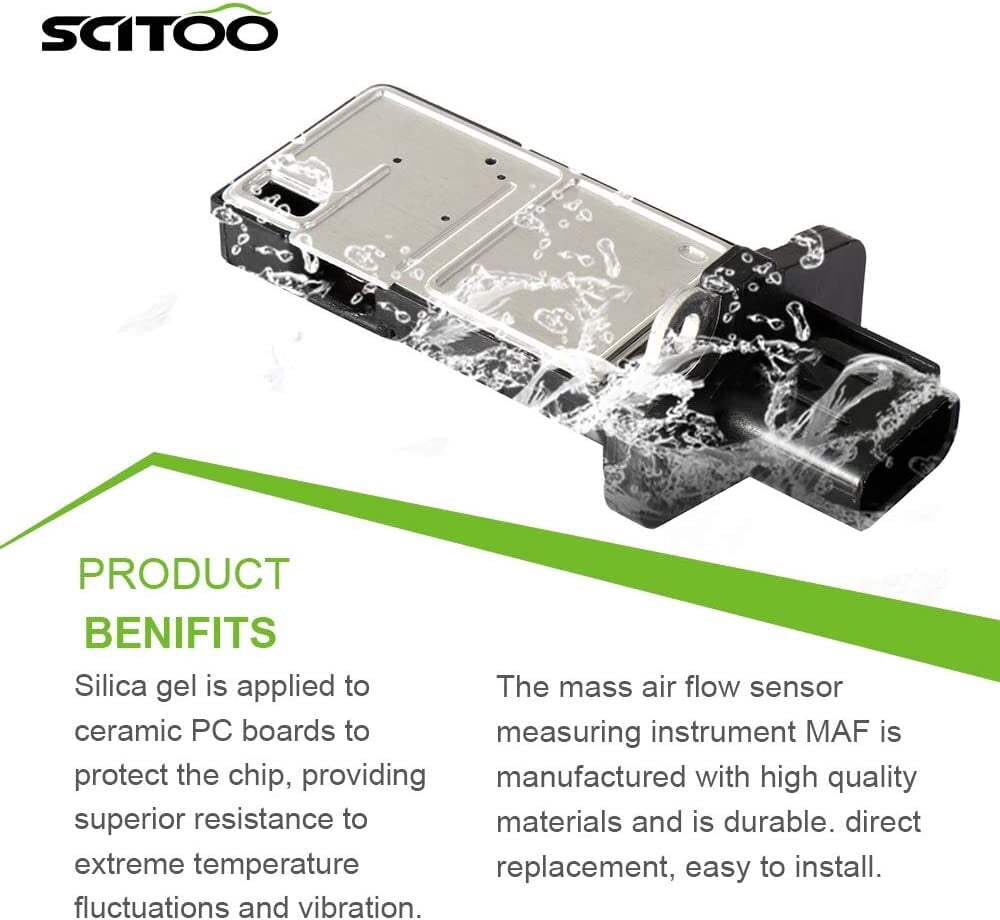 74-50031-Z AF10140-Z SCITOO MAF Mass Air Flow Sensor FITS FOR 2005-2007 for Mercury Montego 3.0L,2004-2010 for Mercury Mountaineer 4.0L,2006-2010 for Mercury Mountaineer 4.6L