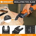 thumbnail image 4 of Juego de cuchillas oscilantes EXKRAEFT 110 PCS Titanium Universal, 4 of 8