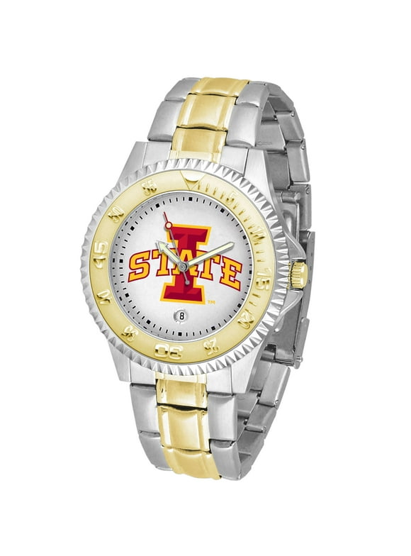 White Iowa State Cyclones Competitor Two-Tone Watch