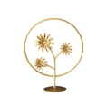 thumbnail image 2 of Iron Leaf Decor for Living Room - Metal Wine Cabinet & Entryway Tabletop Ornament for Home Decor, 2 of 6