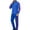 Blue, variant on Maqroz Mens Two Piece Tracksuit Sets Contrast Raglan Sleeve Zip Up Jacket Side Stripe Sweatpants Casual Athletic Activewear Outfits for Morning Running