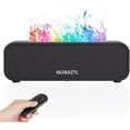 thumbnail image 1 of Essential Oil Diffuser, Music Sync Colorful Flame Essential Oil Diffuser, Colorful Flame Air Aroma Humidifier, Timer & Waterless Auto Off 250ml Diffuser with 7 Colors Light, Remote  (White), 1 of 10