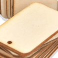 thumbnail image 3 of thinsony Blank Keychain Set Unfinished Wood Blank Tags 10m Rope DIY Crafts Keychain, 3 of 9