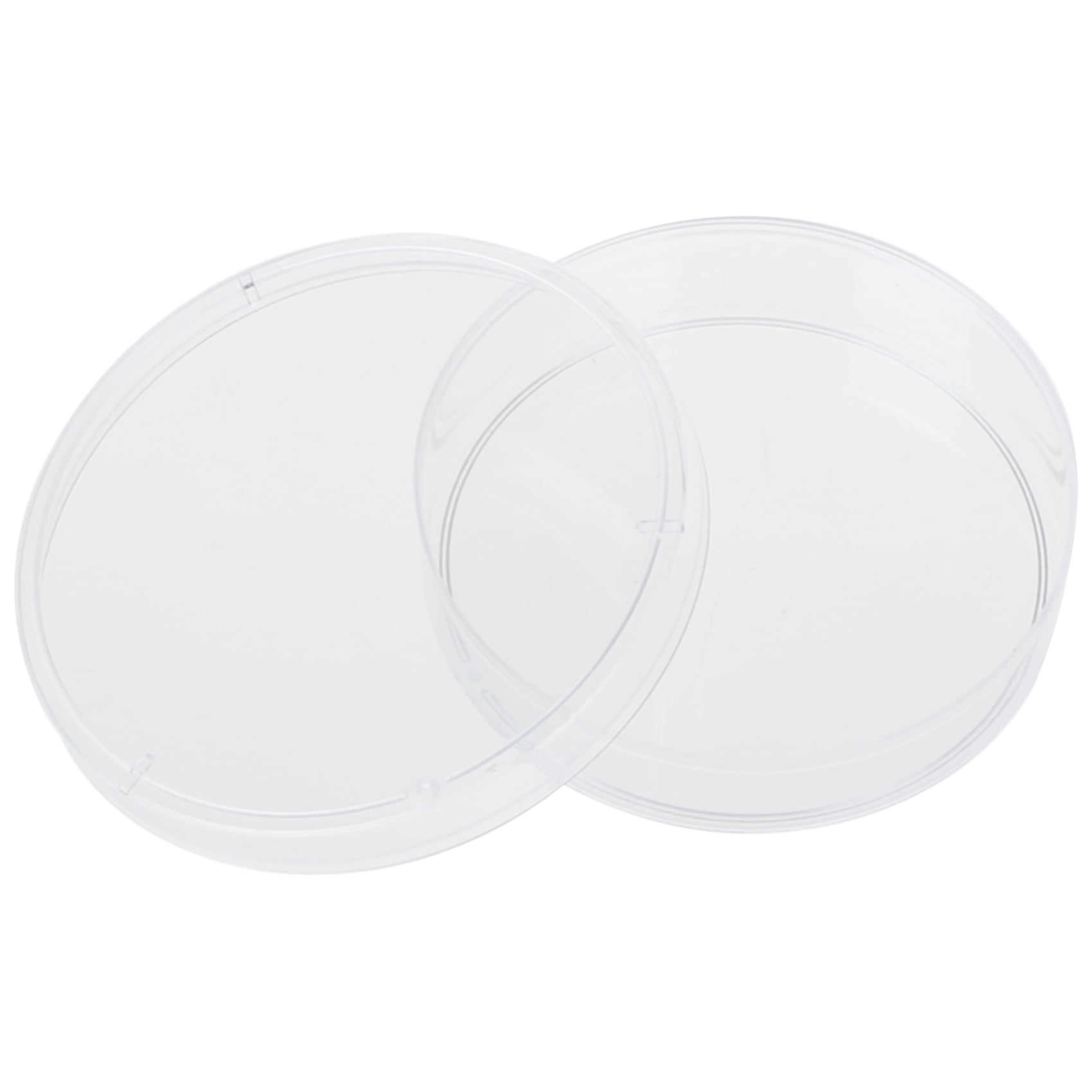 10 pcs 60mm x 15mm polystyrene sterilized Petri dishes with lids Clear