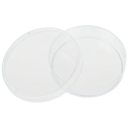 

10 pcs 60mm x 15mm polystyrene dishes with lids Clear