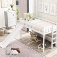 thumbnail image 2 of Low loft twin bed with vertical ladder and slide for maximizing under - bed storage, 2 of 2
