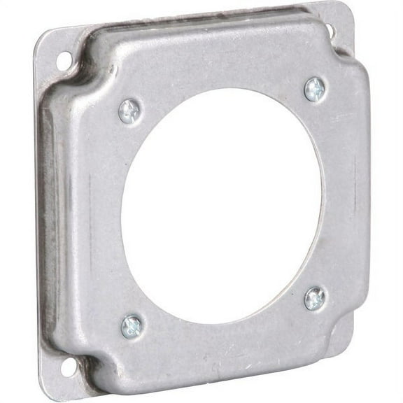 RACO 813C Cover, 4x4, Receptacle 2.625 In Dia